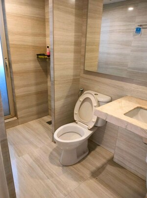 Bathroom in 1 BHK Apartment at Hiranandani The Walk, Ghodbunder Road – for Rent