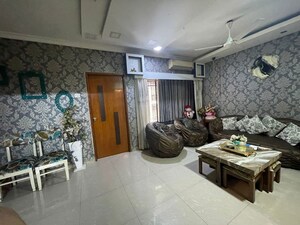 Living Room in 2 BHK Apartment at Serenity Complex, Andheri West – for Rent