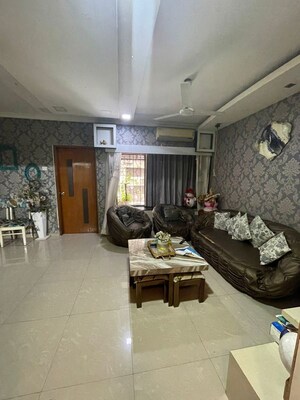 Living Room in 2 BHK Apartment at Serenity Complex, Andheri West – for Rent