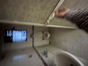 Washroom in 2 BHK Apartment at Yashraj Vrindavan, Borivali West – for Rent
