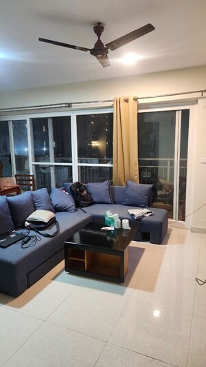 Living Room in 3 BHK Apartment at SJR Blue Waters, Off Sarjapur Road – for Rent