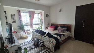 Living Room in 2 BHK Apartment at Salarpuria Senorita, Sarjapur Road – for Rent