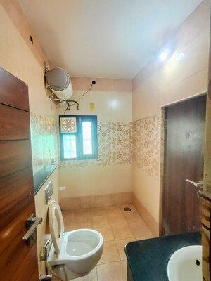 Bathroom in 2 BHK Builder Floor at Reliaable Lakedew Residency -1, Haralur Road – for Rent