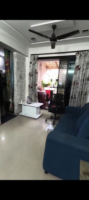 Living Room in 1 BHK Apartment at Mahaavir Heritage, Kharghar Sector 35g – for Rent