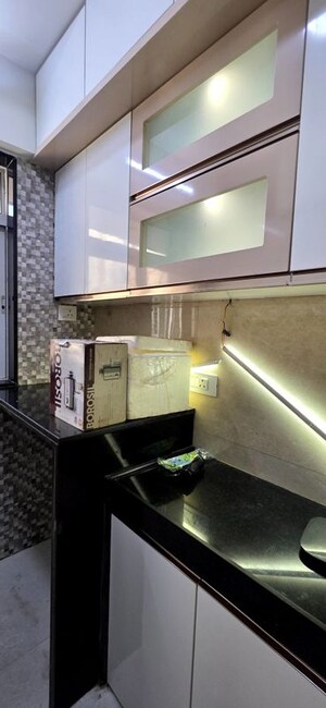 Kitchen in 1 BHK Apartment at Kabra Aurum, Goregaon West – for Rent