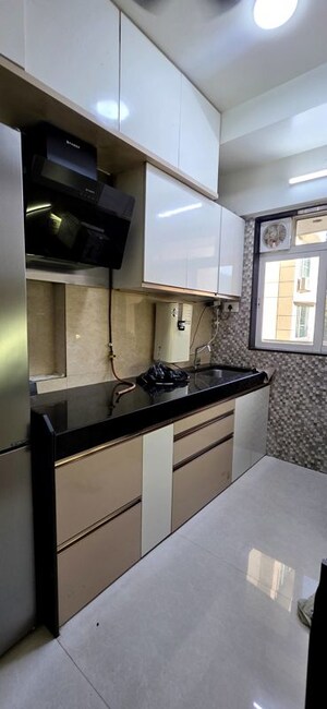 Kitchen in 1 BHK Apartment at Kabra Aurum, Goregaon West – for Rent