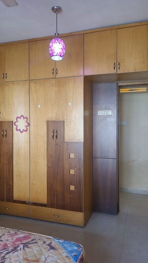 Bathroom in 3 BHK Apartment at K Raheja Palm Court, Malad West – for Rent