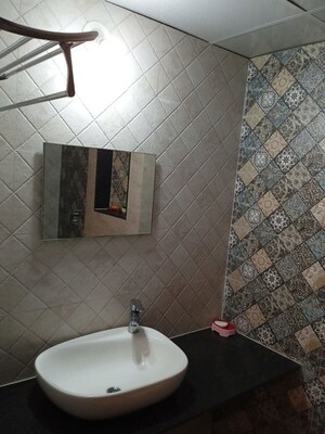 Bathroom in 2 BHK Apartment at Aloha Towers, Baner – for Rent