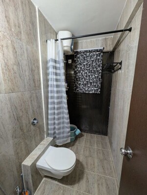 Bathroom in 3 BHK Apartment at Sai Innovision 7 Avenues, Balewadi – for Rent