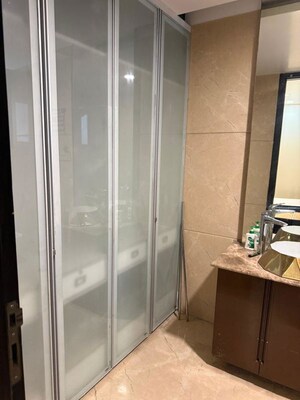 Bathroom in 3 BHK Builder Floor at Delhi Cantonment – for Rent