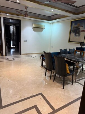 Living Room in 3 BHK Builder Floor at Delhi Cantonment – for Rent
