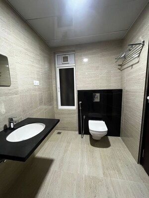 Bathroom in 3 BHK Apartment at Aparna Zenon, Puppalaguda – for Rent