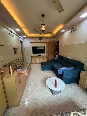 Living Room in 2 BHK Apartment at Evershine Grandeur, Malad West – for Sale