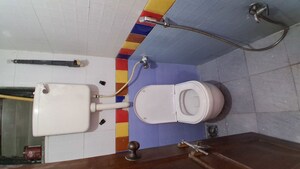 Bathroom in 1 BHK Apartment at Madhuri CHS Airoli, Airoli Sector 6 – for Rent