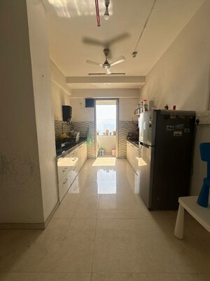 Kitchen in 3 BHK Apartment at Newa Bhakti Park, T.T.C. Industrial Area – for Rent