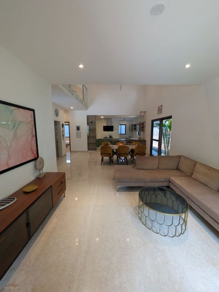 Living Room, modern-soulace 4 Bedroom 2054 Sq.Ft. Villa In Sarjapur Road Bangalore 10303526