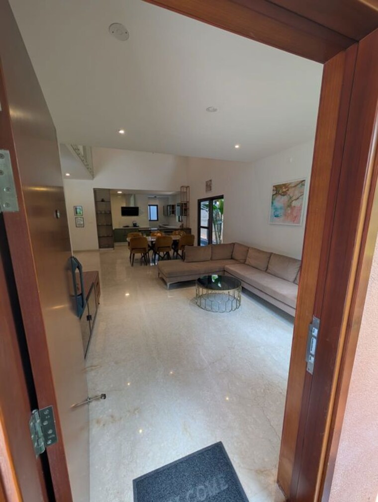 Living Room, modern-soulace 4 Bedroom 2054 Sq.Ft. Villa In Sarjapur Road Bangalore 10303526