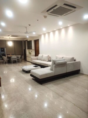 Living Room in 3 BHK Apartment at My Home Bhooja, Hi Tech City – for Rent