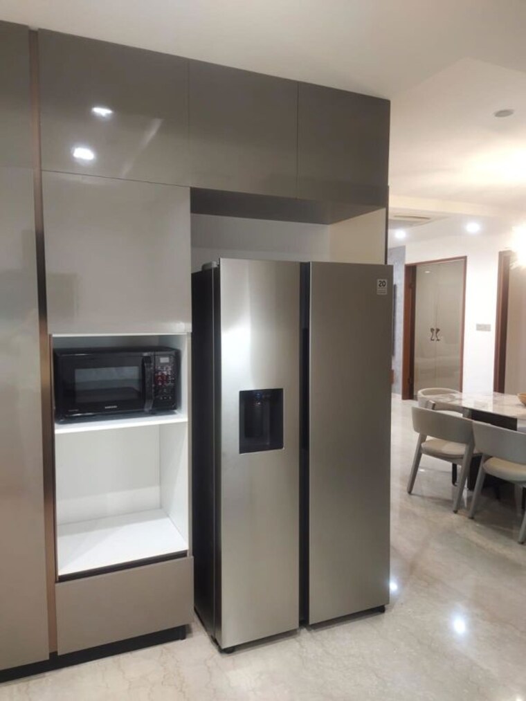 Kitchen, my-home-bhooja 3 Bedroom 3500 Sq.Ft. Apartment In Hi Tech City Hyderabad 10196251