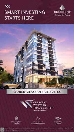 Office Space – Exterior View View at Crescent Western Trade Center, Andheri East - for Sale