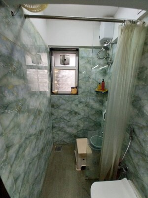 Bathroom in 1 BHK Apartment at Sachdev Complex, Bhandup West – for Sale