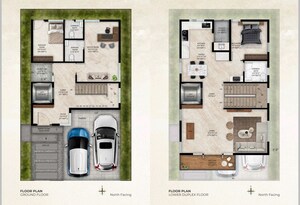 Floor Plan in 4 BHK Villa at MJ Terra Vista, S Bingipura – for Sale