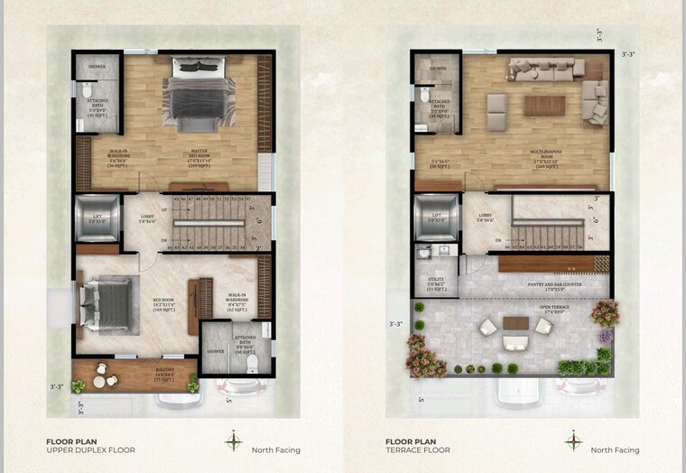 Floor Plan, mj-terra-vista 4 Bedroom 3275 Sq.Ft. Villa In S Bingipura Bangalore 10303657