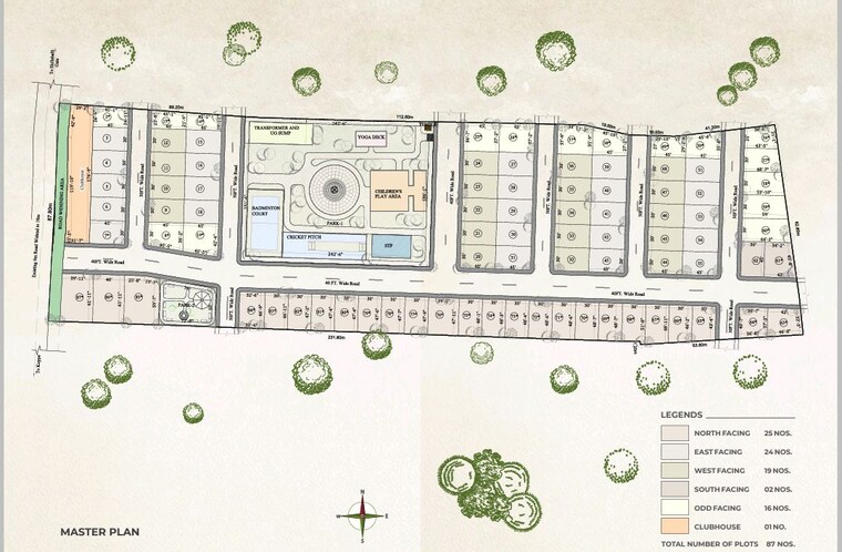Master Plan, mj-terra-vista 4 Bedroom 3275 Sq.Ft. Villa In S Bingipura Bangalore 10303647