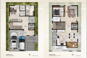 Floor Plan in 4 BHK Villa at MJ Terra Vista, S Bingipura – for Sale