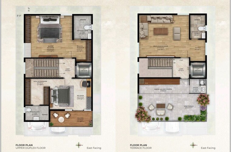 Floor Plan, mj-terra-vista 4 Bedroom 3275 Sq.Ft. Villa In S Bingipura Bangalore 10303647
