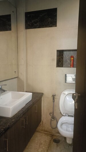 Bathroom in 3 BHK Builder Floor at Saket – for Rent