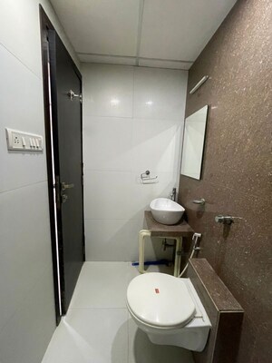 Bathroom in 1 BHK Apartment at Lalani Grandeur, Goregaon East – for Rent