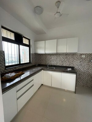 Kitchen in 1 BHK Apartment at Lalani Grandeur, Goregaon East – for Rent