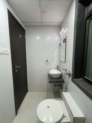 Bathroom in 1 BHK Apartment at Lalani Grandeur, Goregaon East – for Rent