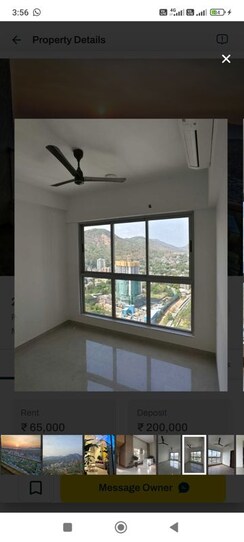 3 BHK Apartment For Rent in Dosti West County