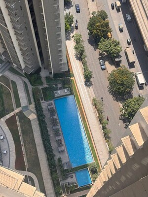 Balcony in 2 BHK Apartment at Dosti West County Phase 4 Dosti Pine, Balkum Pada – for Rent