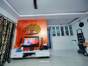 Living Room in 3 BHK Apartment at Shriram Greenfield, Budigere – for Rent