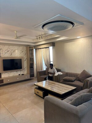 Living Room in 3.5 BHK Apartment at MI Rustle Court, Gomti Nagar – for Rent