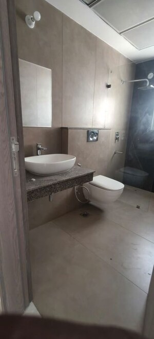 Bathroom in 3 BHK Apartment at Shalimar One World Belvedere Court 3, Gomti Nagar – for Rent