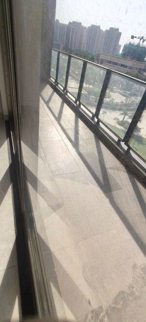 Balcony in 3 BHK Apartment at Shalimar One World Belvedere Court 3, Gomti Nagar – for Rent