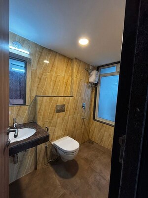 Bathroom in 2 BHK Apartment at Lodha Amara, Kolshet Road – for Rent