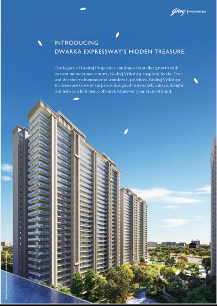 Exterior View, godrej-vrikshya 3.5 Bedroom 2260 Sq.Ft. Apartment In Sector 103 Gurgaon 10303798