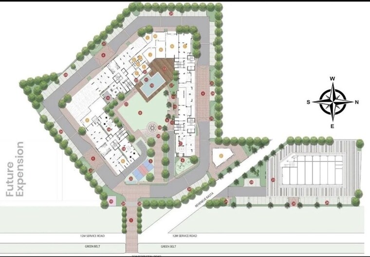 Master Plan, prosper-epic-homes 3 Bedroom 1325 Sq.Ft. Apartment In Sector 89 Faridabad 10303832