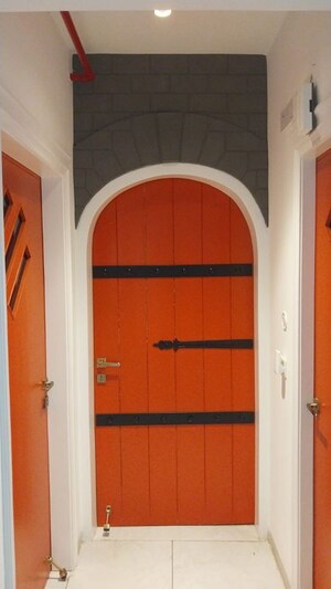 Building Lobby in 3 BHK Apartment at Rishita Manhattan, Gomti Nagar – for Sale