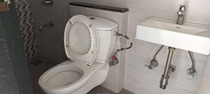 Bathroom in 2 BHK Apartment at Mahavir Square, Manpada – for Rent