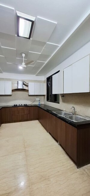 Kitchen in 4 BHK Builder Floor at Greater Kailash – for Rent