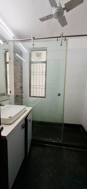 Bathroom in 4 BHK Builder Floor at Greater Kailash – for Rent