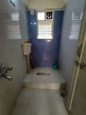 Bathroom in 1 BHK Apartment at Darode Jog Oakwood County, Dhayari – for Rent