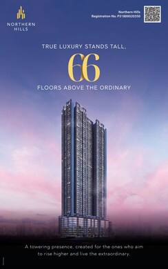 3 BHK + Pooja Room Apartment For Sale in N Rose Northern Hills