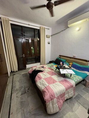 Bedroom in 3 BHK Builder Floor at Shivalik Colony – for Rent